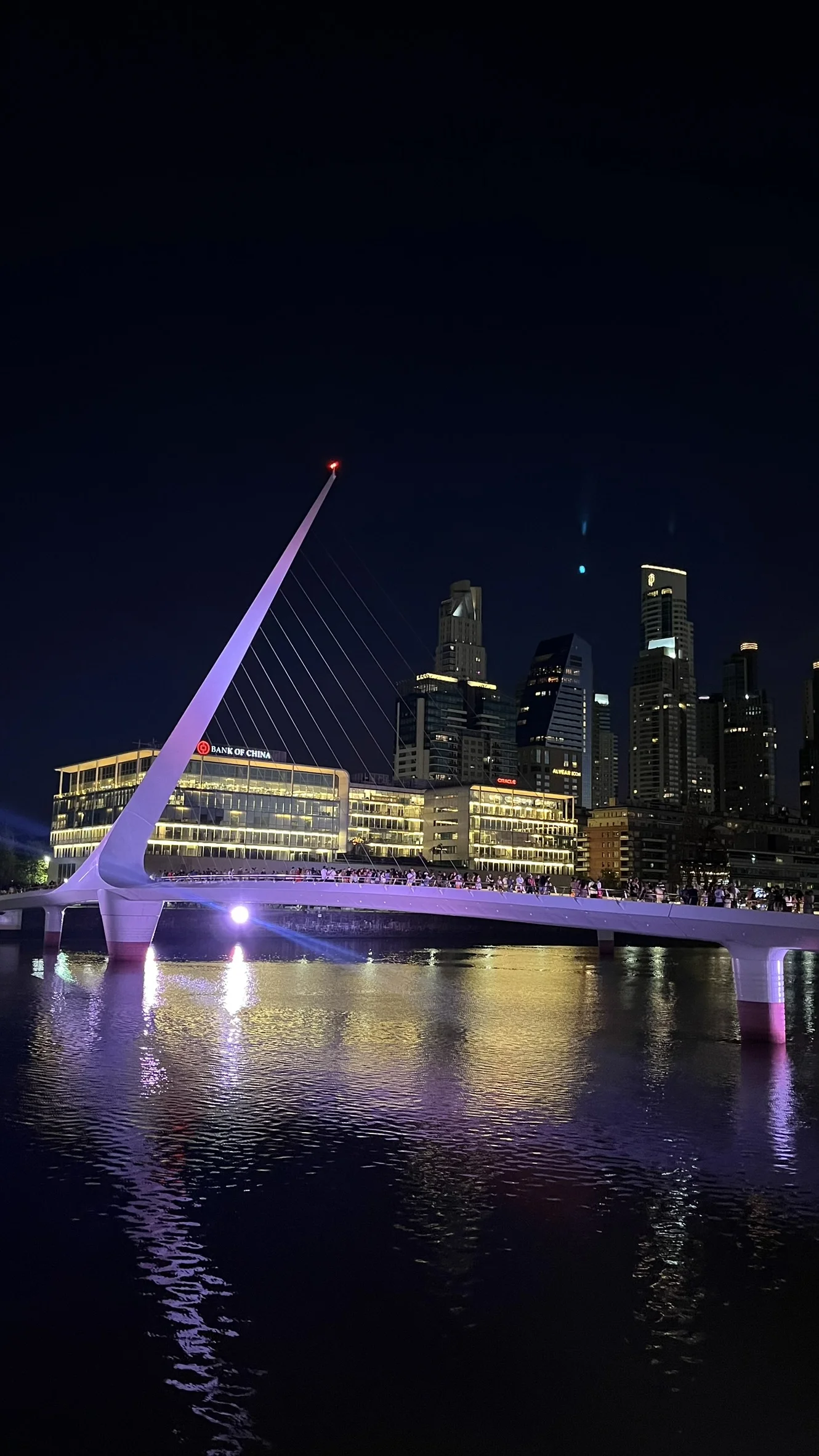 Puente de la Mujer em Buenos Aires