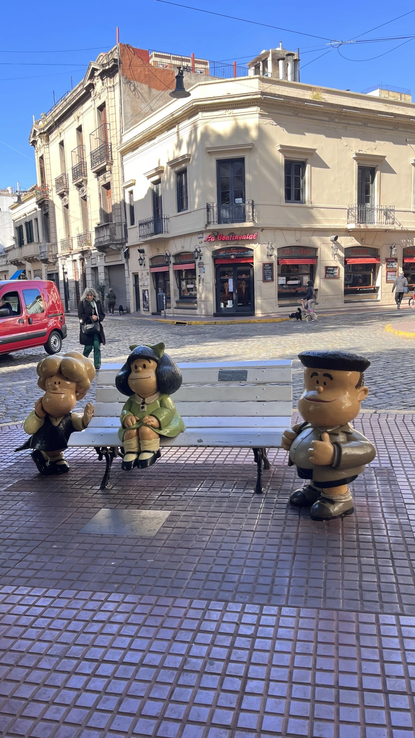 Banco da Mafalda em Buenos Aires