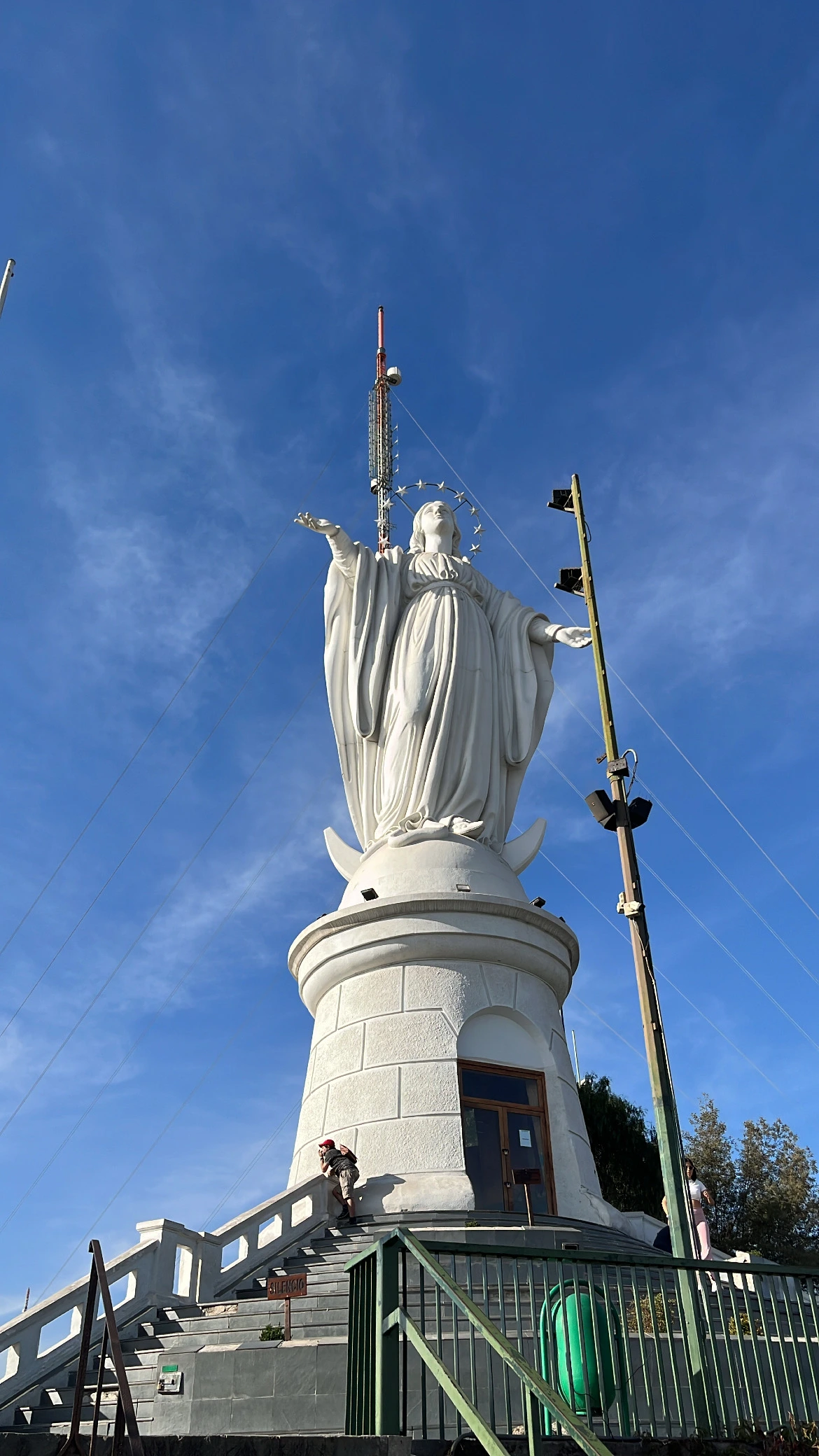 Cerro San Cristobal em Santiago, Chile