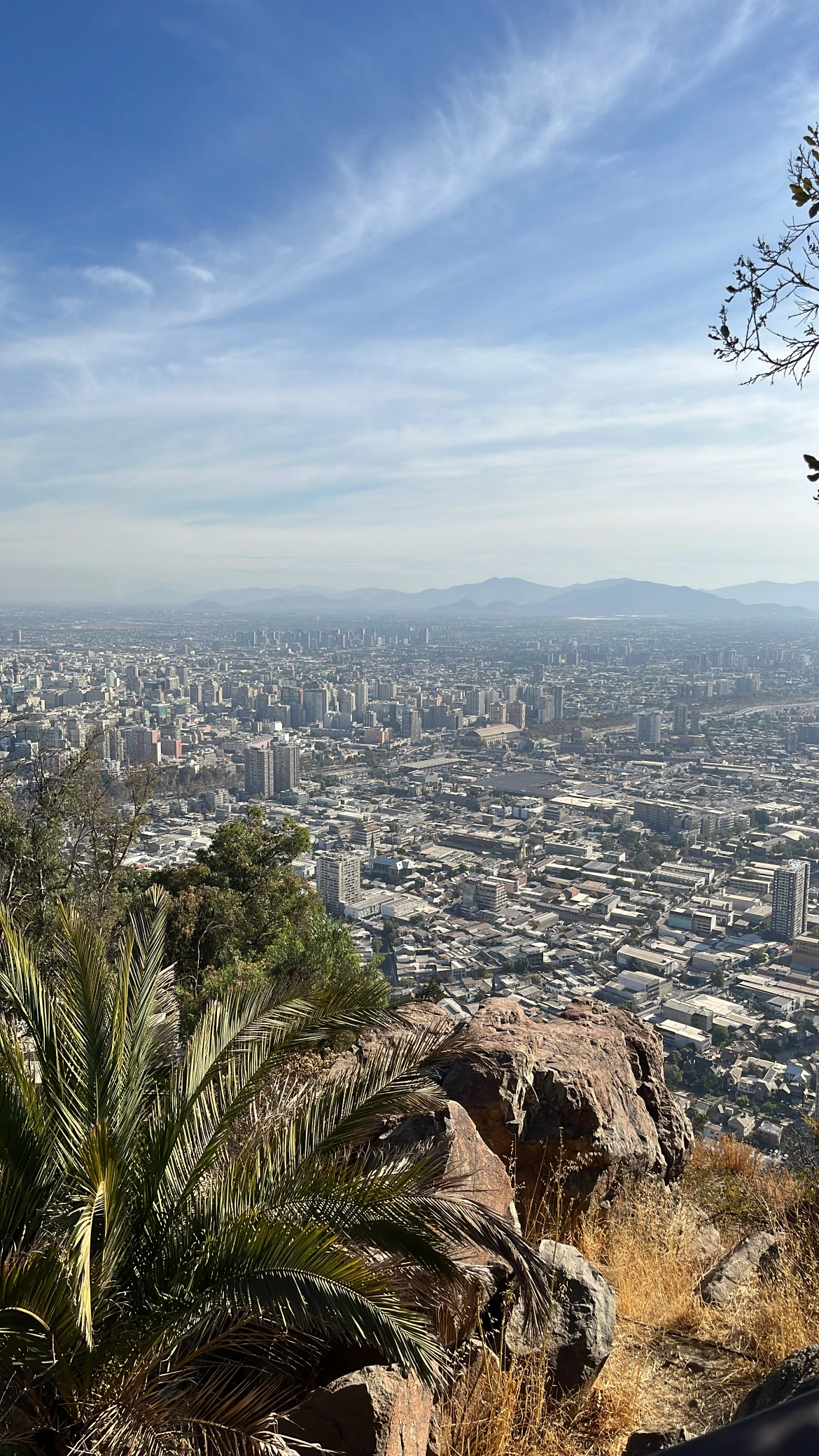 Cerro San Cristobal em Santiago, Chile